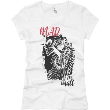 Skull Love Tattoo T-Shirt Junior Fit Basic Bella Favorite Tee