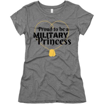 Marine's Princess Junior Fit Bella Triblend Tee