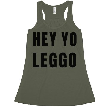 Hey Yo Leggo Misses American Apparel Neon Oversized Crop Tank