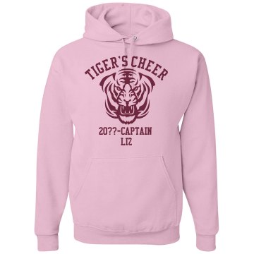 Tiger's Cheer Hoodie Unisex Gildan Heavy Blend Hoodie