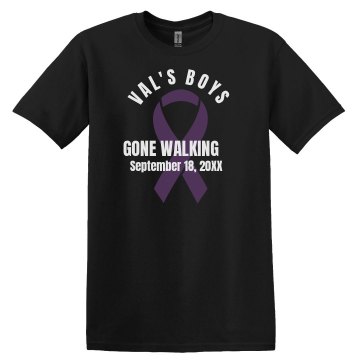 Alzheimer's Val's Boys Unisex Gildan Heavy Cotton Crew Neck Tee