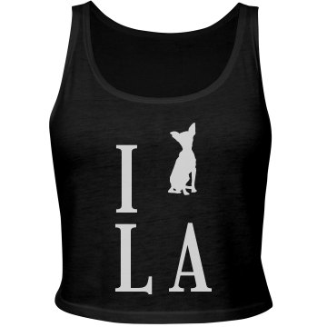 Pink Heart LA Junior Fit Bella Sheer Longer Length Rib Tank Top