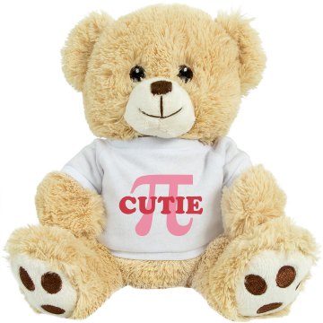 Cutie Pie Bear Medium Plush Teddy Bear