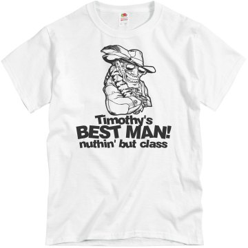 Best Man Bachelor Tee Unisex Basic Gildan Heavy Cotton Crew Neck Tee