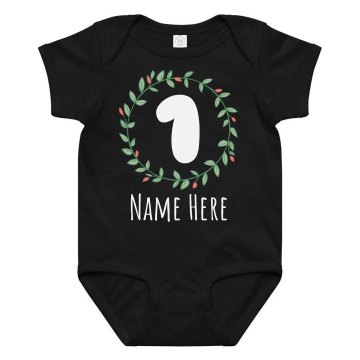 Paul is One Infant Rabbit Skins Lap Shoulder Tee