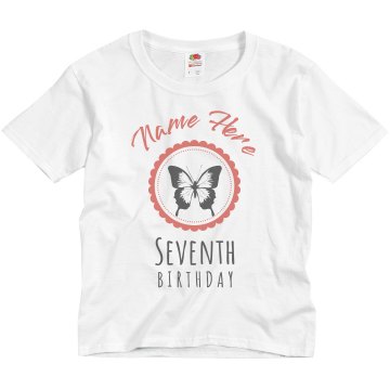 Sasha's Seventh Youth Basic Gildan Heavy Cotton Crew Neck Tee