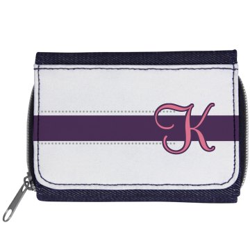Initial Wallet Denim Wallet