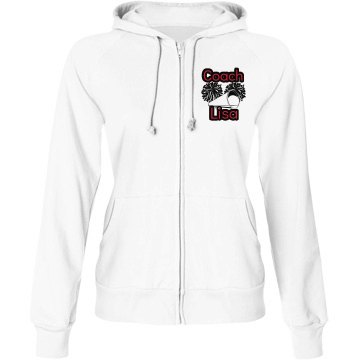 Coach Lisa Junior Fit Bella Fleece Raglan Zip Hoodie
