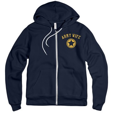 Army Wife Unisex Gildan Heavy Blend Full Zip Hoodie