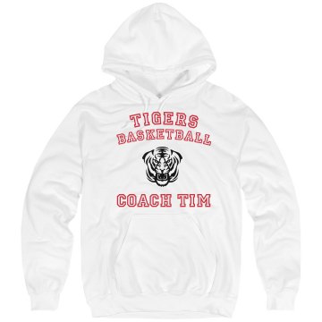 Tigers Coach Unisex Hanes Ultimate Cotton Heavyweight Hoodie