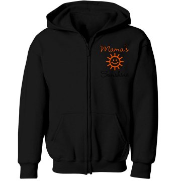 Mama's Sunshine Youth Gildan Heavy Blend Full-Zip Hoodie