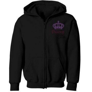 Princess Ella Youth Gildan Heavy Blend Full-Zip Hoodie