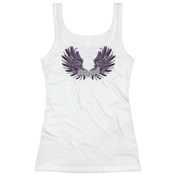Angel Shirt Junior Fit Basic Bella 2x1 Rib Tank Top