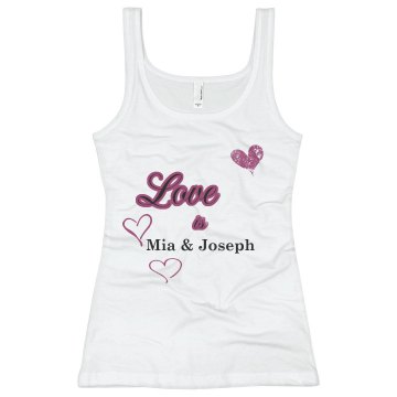Love Is Bella Junior Fit Contrast Satin Trim Cami