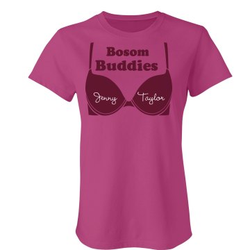Bosom Buddies Junior Fit Bella Sheer Longer Length Rib Tee
