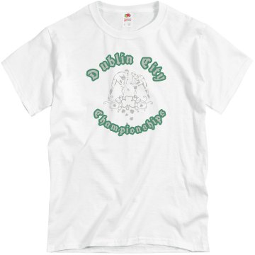 City Champs White Unisex Basic Gildan Heavy Cotton Crew Neck Tee