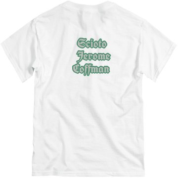 City Champs White Unisex Basic Gildan Heavy Cotton Crew Neck Tee