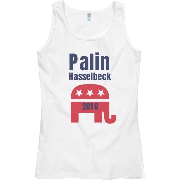 Palin-Hasselbeck Junior Fit Bella Sheer Longer Length Rib V-Neck Tee 