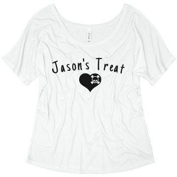 Halloween Treat Junior Fit Bella Long Sleeve Sheer Longer Length Rib V-Neck Tee