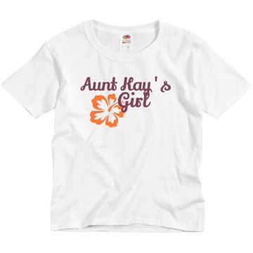 Aunt Kay's Girl Youth Bella Girl Sheer 2-in-1 Baby Jersey Tee