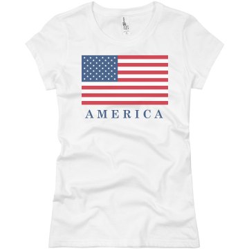 America Junior Fit Basic Bella Favorite Tee