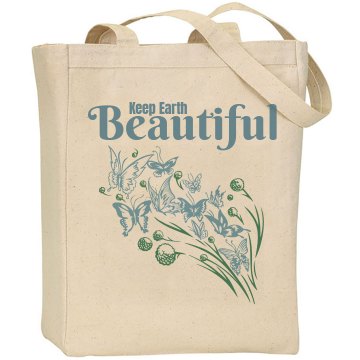 Keep Earth Beautiful Liberty Bags Canvas Tote