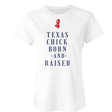Texas Chick Misses Relaxed Fit Basic Gildan Heavy Cotton Tee