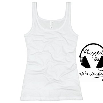 Headphones Tank Junior Fit Basic Bella 2x1 Rib Tank Top