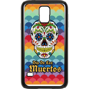 Day Of The Dead Case Rubber Samsung Galaxy S III Case Black