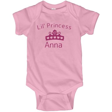 Lil' Princess Infant Rabbit Skins Lap Shoulder Creeper