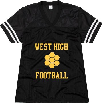 Eagles Football w/ Back Junior Fit Soffe Mesh Football Jersey
