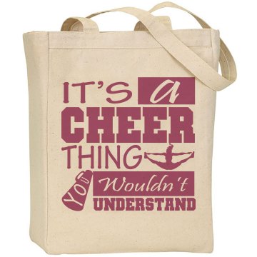 Cheer Thing Tote Bag Liberty Bags Canvas Tote