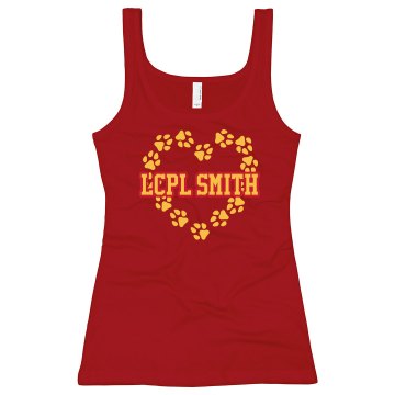 Semper Fi Tank Junior Fit Bella Sheer Longer Length Rib Tank Top