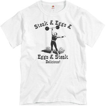 Phineas Barnaby Breakfast Unisex Basic Gildan Heavy Cotton Crew Neck Tee