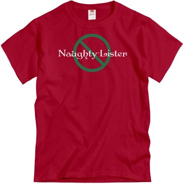 Naughty Lister Unisex Gildan Heavy Cotton Crew Neck Tee