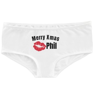 Merry Xmas Bella Low Rise Thong
