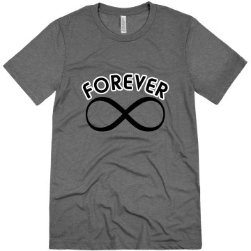 Forever Infinity Unisex Canvas Triblend Tee