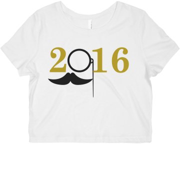 Mustache 2013 Misses Bella Flowy Boxy Lightweight Crop Tee