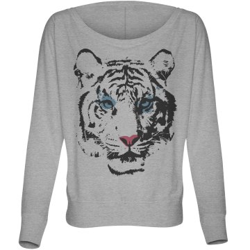 Tiger Fashion Tee Misses Bella Flowy Lightweight Relaxed Dolman Tee