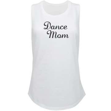 Dance Mom Rhinestone Tee Misses Relaxed Fit Bella Missy V-Neck Tee