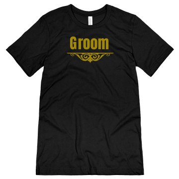Groom Accent Unisex Canvas Jersey Tee
