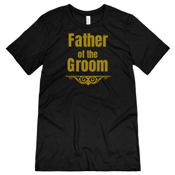 Father Of Groom Unisex Canvas Jersey Tee