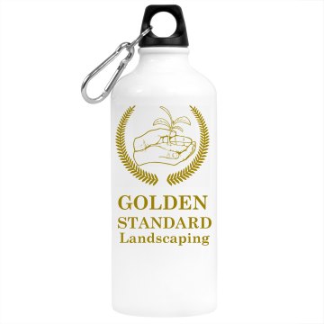 Golden Standard Landscape Aluminum Water Bottle