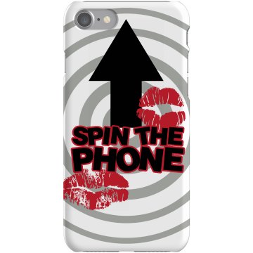 Spin The Phone Game Plastic iPhone 5 Case Black
