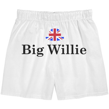 Big Willie UK Undies Unisex Robinson Boxer Shorts