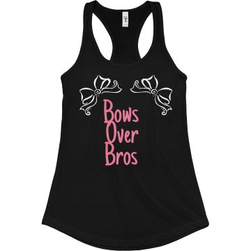 Ribbons Over Bros Junior Fit Bella Sheer Longer Length Rib Racerback Tank Top