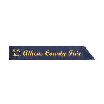 Little Miss Fair Sash Youth Satin Sash