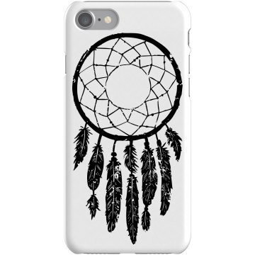 Dreamcatcher Distressed Rubber iPhone 4 & 4S Case White