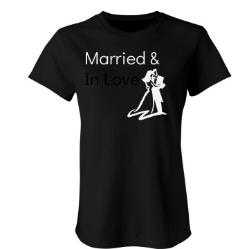 Married And In Love Junior Fit Bella Sheer Longer Length Rib Tee