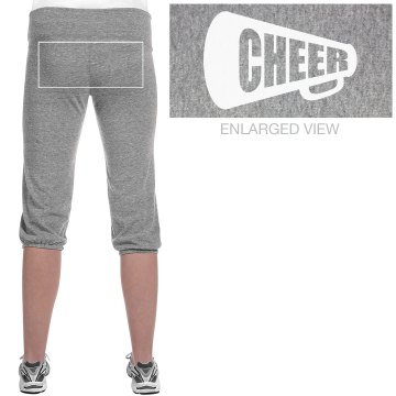 Cheer Megaphone Pants Junior Fit Bella French Terry Lounge Pants
